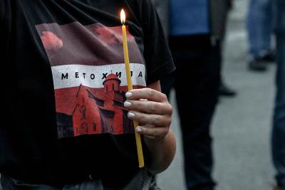  Trasom litije: U Nikšiću protest , ali skoro niko ne nosi masku 