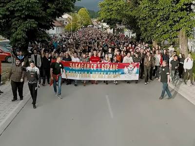  Poslije litije u Beranama: Privedeni članovi humanitarne organizacije "Srpska solidarnost" iz Beograda i Banjaluke 