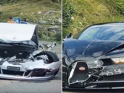  Pogledajte najskuplji udes u Evropi: Sudarila se tri skupocjena automobila, šteta oko 3,5 miliona evra! (VIDEO) 