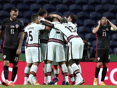  Liga nacija Portugal - Hrvatska 4-1 
