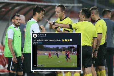  Partizan opet proziva Srđana Jovanovića: Razlog je dosuđeni penal u Senti! (VIDEO) 