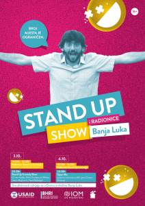  "Smijanje na tri jezika" za vikend u banjalučkom Domu omladine 