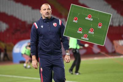  Liga Evrope plej-of Ararat - Crvena zvezda početnih 11 Dejan Stanković 