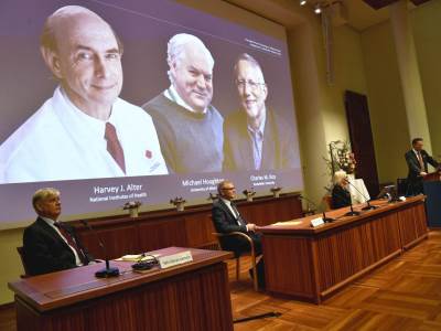  Nobelova nagrada za medicinu trojici naučnika za otkriće virusa hepatitisa C 