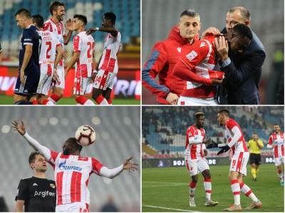  Ričmond Boaći u Beogradu, u sastavu FK Crvena zvezda za vječiti derbi FK Partizan 