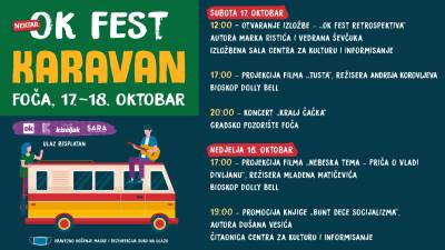  Nektar OK Fest karavan za vikend stiže u Foču 