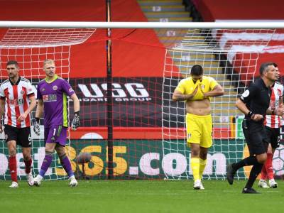  Premijer liga Šefild junajted - Fulam 1-1 Mitrović promašio pa napravio penal 