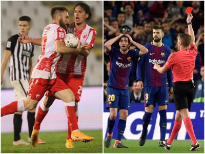  Liga Evrope Španac Alehandro Ernandes  sudi Hofenhajm - Crvena zvezda 