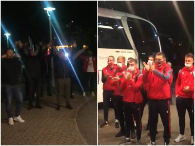  Hofenhajm Crvena zvezda navijači 
