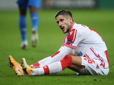  Liga Evrope Slovan - Crvena zvezda Dijego Falćineli pokušao gol rukom kao Maradona 