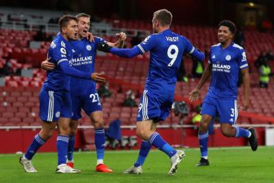  Arsenal - Lester 0:1 Džejmi Vardi strijelac Premijer liga 6. kolo 