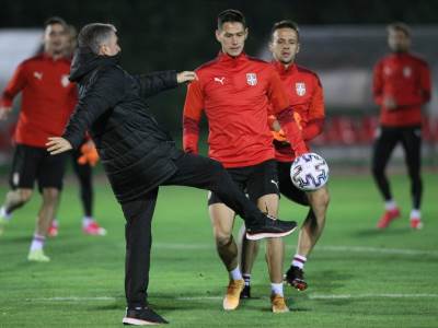  Srbija Škotska orlovi posljednji trening 