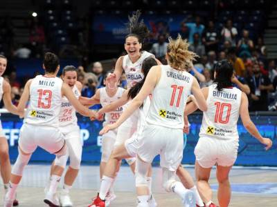  Srbija košarkašice plasman na Eurobasket 2021 slavlje 