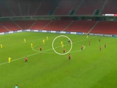  Albanija Kazahstan Liga nacija gol s centra VIDEO 