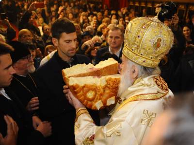  Novak Đoković patrijarh Irinej 