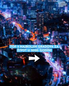  Najbolji gradovi za život u 2020. godini 