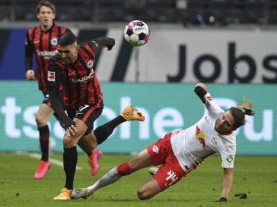  Ajntraht - RB Lajpcig 1:1, Bundesliga, 8. kolo 