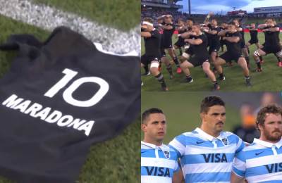 Ragbi Novi Zeland haka u čast Maradona 