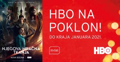  HBO na poklon do kraja januara 2021. godine 