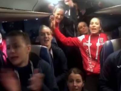  Evropsko prvenstvo rukomet Hrvatska slavlje Tompson 