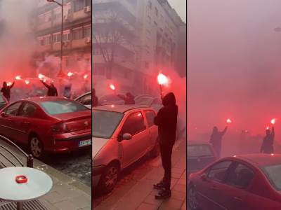  Delije bakljada oproštaj Džej Ramadanovski 