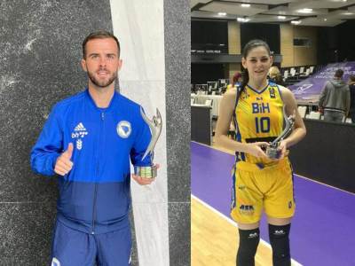  Miralem Pjanić Marica Gajić najbolji sportisti BiH 2020. godina 