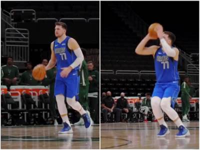  NBA predsezona Luka Dončić stomačić 