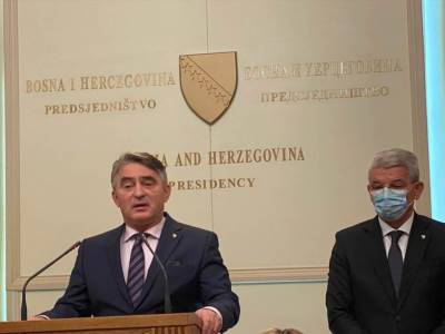  Komšić i Džaferović: Lavrov pokazao nepoštivanje institucija BiH 