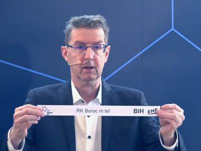  EHF Evropski kup RK Borac m:tel - Gorenje iz Slovenije osmina finala 