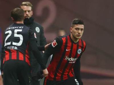  Ajntraht - Šalke 3:1, Bundesliga, 16. kolo, debi Luka Jović, golčina VIDEO 