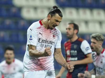  Kaljari - Milan 0:2 dva gola Zlatan Ibrahimović Serija A 18. kolo 