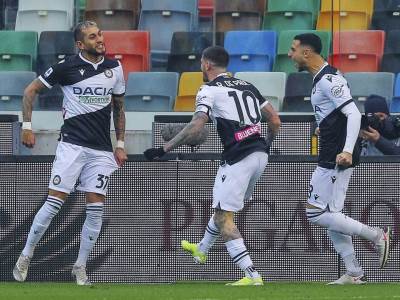  Udineze - Atalanta 1:1 Serija A odgođena zaostala utakmica 10. kola 