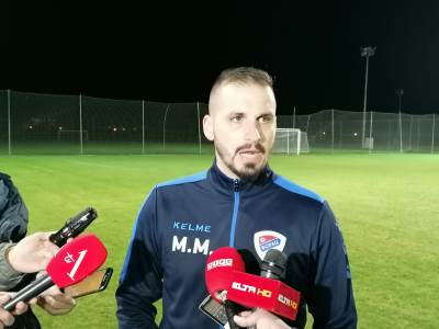 Borac - Krupa 0:0, generalka, izjava Marko Maksimović 