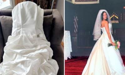  Dobro pogledajte, šta nije u redu sa venčanicom?Žena posle 14 godina otkrila šokantnu istinu, sad traži pomoć na mrežama 