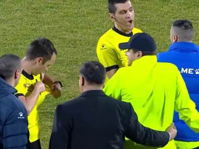  Vojvodina - TSC 0:1 Superliga Srbije Nenad Lalatović crveni karton isključen 