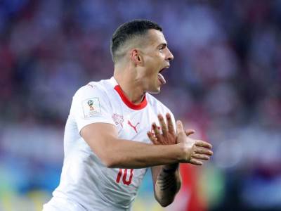  granit džaka poslije utakmice švajcarska kamerun  