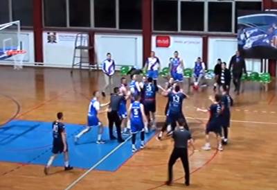  Košarka Prva liga RS Sokolac Sutjeska tuča 