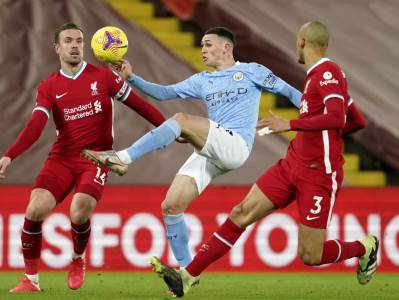  Fil Foden Liverpul - Mančester siti 1:4  