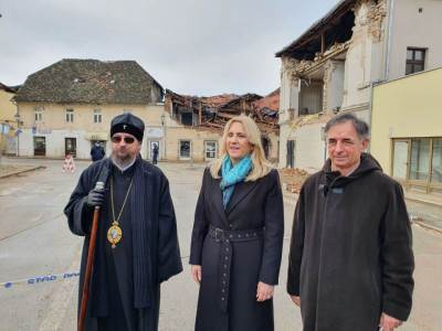  Željka Cvijanović u Petrinji: Možete računati na našu pomoć 
