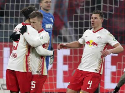  Bundesliga 21. kolo RB Lajpcig Augzburg 2 1 