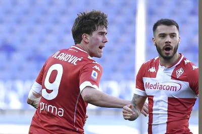  Serija A 22 kolo Sampdorija Fiorentina 2-1 strijelac Dušan Vlahović 