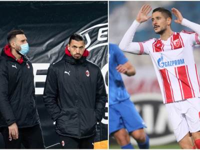  Liga Evrope Crvena zvezda - Milan Dijego Falćineli - želja da Zlatan Ibrahimović ne igra 