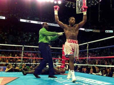  Boks Majk Tajson Lenoks Luis najava spektakl 