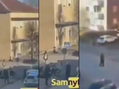  Prvi snimci napada u Švedskoj: Izbo osmoro pa ga je policija upucala (VIDEO) 