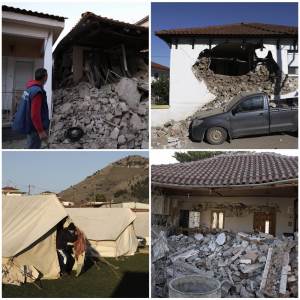  Fotografije snažnog  zemljotresa u Grčkoj: Ostali bez krova nad glavom, prespavali na fudbalskom terenu 