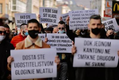  Novi protest ugostitelja u Sarajevu: Naša egzistencija je potpuno ugrožena 