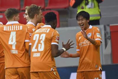  Bundesliga 25 kolo Bajer Leverkuzen - Arminija 1-2 