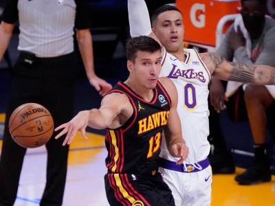  NBA liga Atlanta - LA Lejkers 99-94 Bogdan Bogdanović 10 poena 