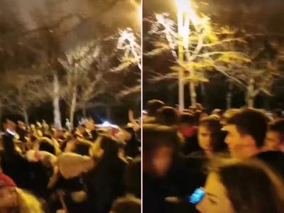  Srpski hit "Miki, Milane..." odjekivao Zagrebom: Mladi Hrvati napravili korona žurku uz zvuke turbofolkerke iz Srbije 