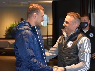  Finska BiH kvalifikacije SP 2022 u Helsinki stigao Edin Džeko 